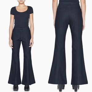 Frame Petite Pixie Pleat Denim Pants